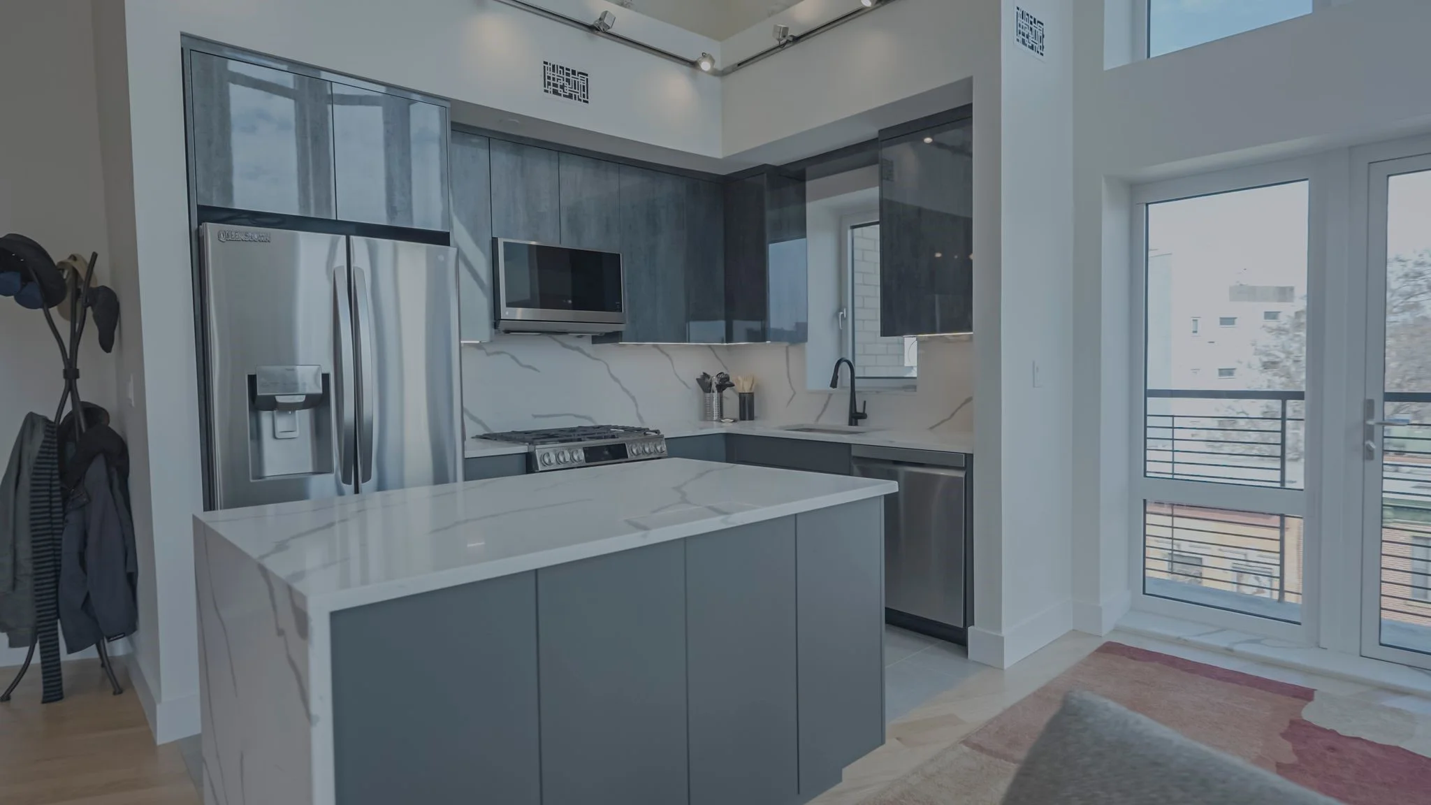 This Brooklyn apartment renovation focused on modernizing and refreshing the lower-level living space while addressing structural and finish repairs. The scope included patch and plaster repairs, painting throughout the lower level, and refinishing damaged hardwood floors | Apartment Remodel – Prospect Heights, 630 Washington Avenue 5D, Brooklyn, NY 11238 | DCON Renovations New York - Brooklyn | Remodeling - Architectural Design - Residential Contractor - Brownstoner Experts