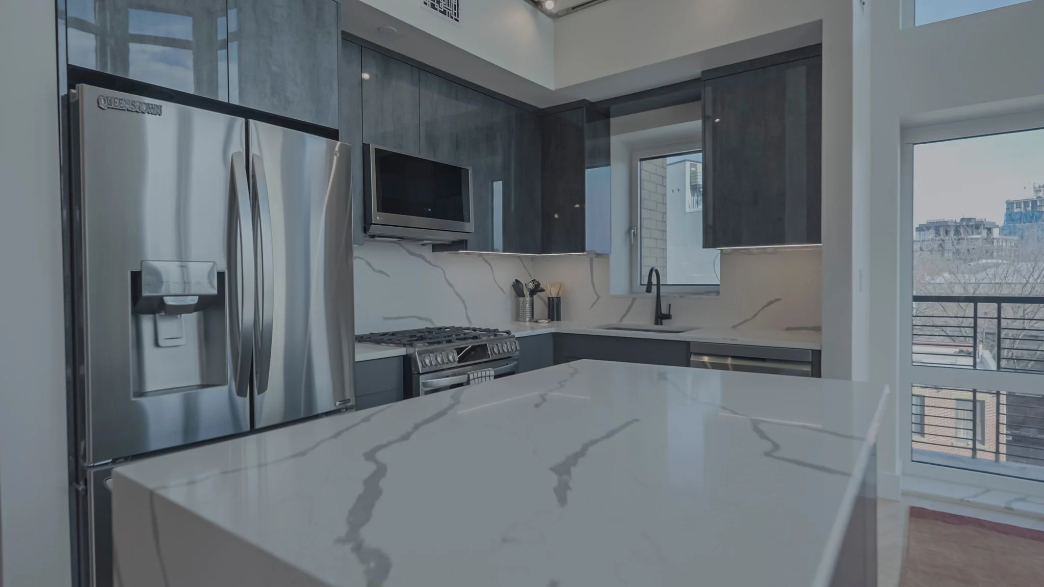 This Brooklyn apartment renovation focused on modernizing and refreshing the lower-level living space while addressing structural and finish repairs. The scope included patch and plaster repairs, painting throughout the lower level, and refinishing damaged hardwood floors | Apartment Remodel – Prospect Heights, 630 Washington Avenue 5D, Brooklyn, NY 11238 | DCON Renovations New York - Brooklyn | Remodeling - Architectural Design - Residential Contractor - Brownstoner Experts