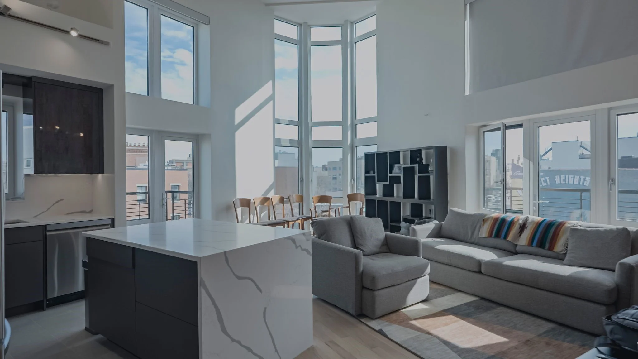 This Brooklyn apartment renovation focused on modernizing and refreshing the lower-level living space while addressing structural and finish repairs. The scope included patch and plaster repairs, painting throughout the lower level, and refinishing damaged hardwood floors | Apartment Remodel – Prospect Heights, 630 Washington Avenue 5D, Brooklyn, NY 11238 | DCON Renovations New York - Brooklyn | Remodeling - Architectural Design - Residential Contractor - Brownstoner Experts