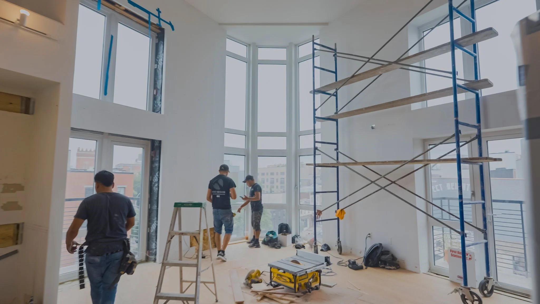 This Brooklyn apartment renovation focused on modernizing and refreshing the lower-level living space while addressing structural and finish repairs. The scope included patch and plaster repairs, painting throughout the lower level, and refinishing damaged hardwood floors | Apartment Remodel – Prospect Heights, 630 Washington Avenue 5D, Brooklyn, NY 11238 | DCON Renovations New York - Brooklyn | Remodeling - Architectural Design - Residential Contractor - Brownstoner Experts